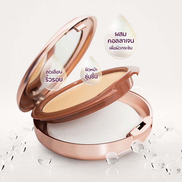 แป้งผสมรองพื้น Sola Collagen Foundation Powder SPF50PA+++