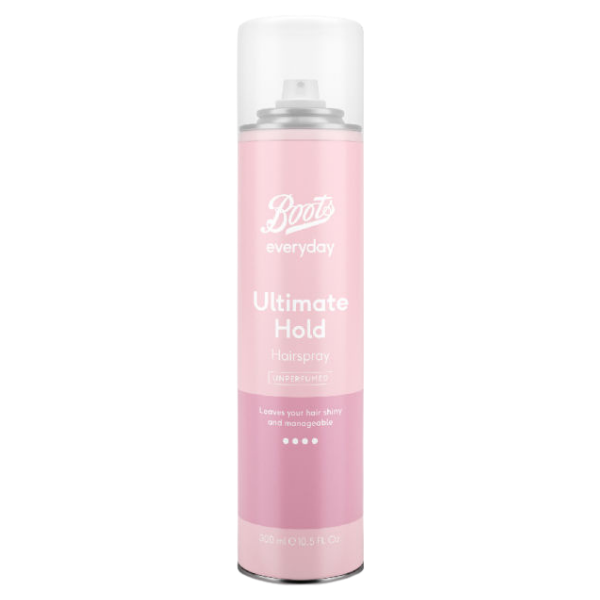 สเปรย์จัดแต่งทรงผม Boots Ultimate Hold Hairspray Unperfumed