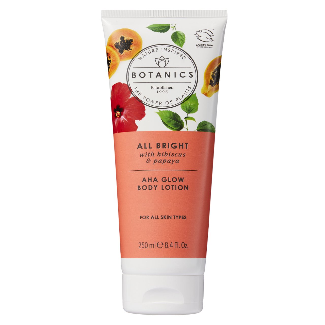 Botanics All Bright With Hibiscus & Papaya AHA Glow