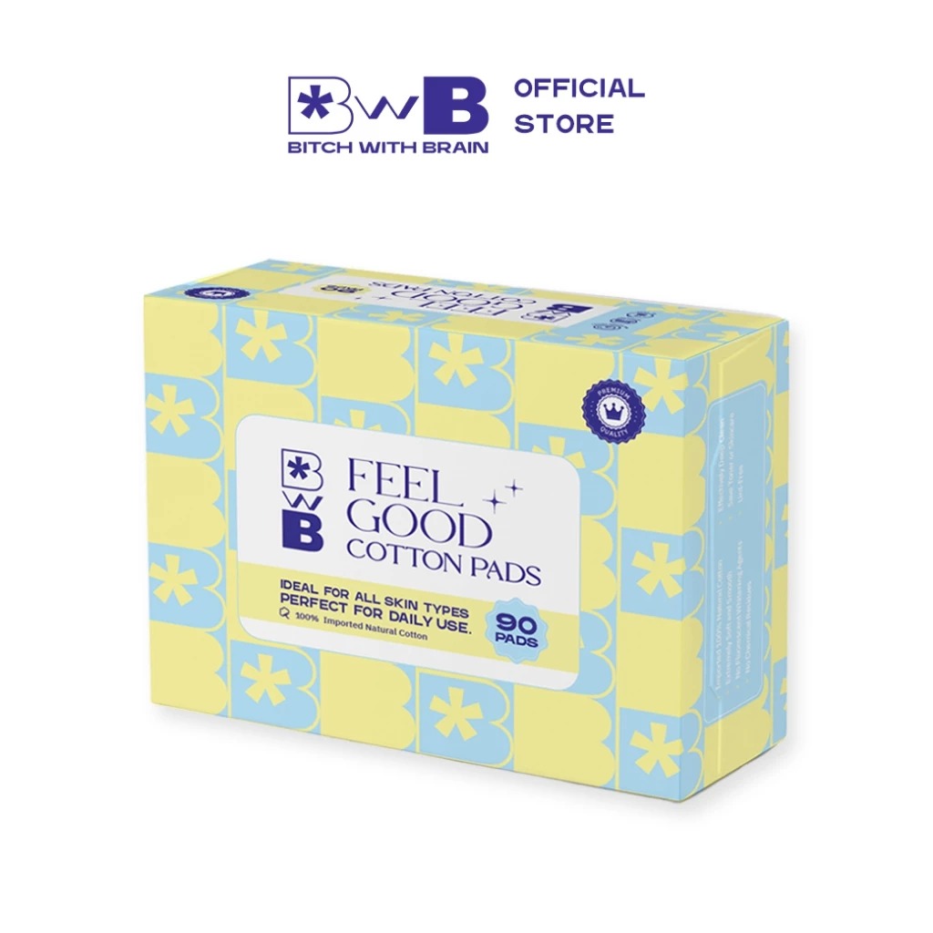 สำลีแผ่น BWB Feel Good Cotton Pads