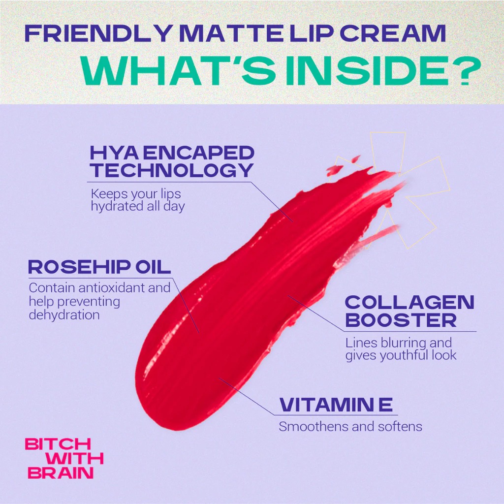 ลิปแมตต์ BWB Friendly Matte Lip Cream