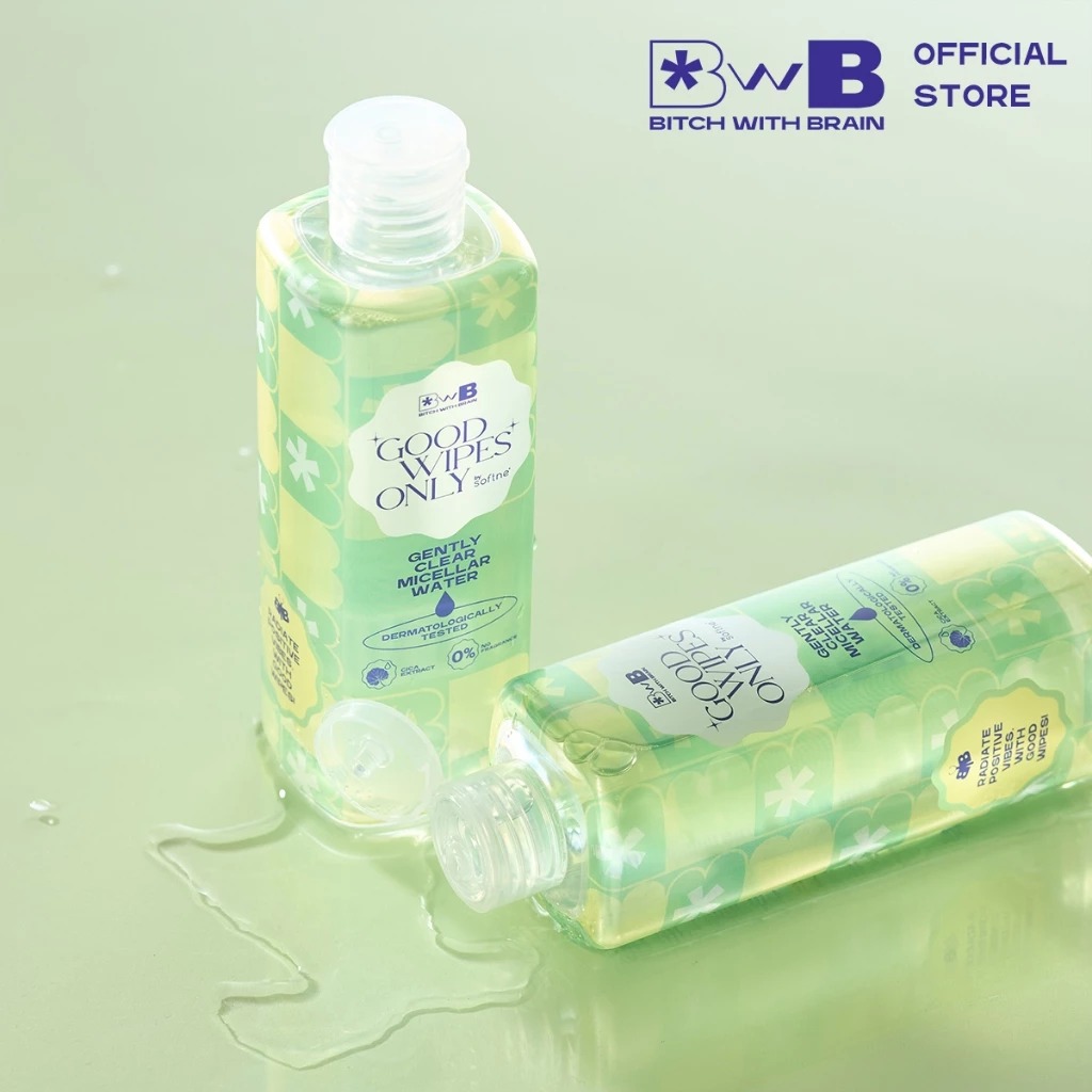 ไมเซลล่าร์ทำความสะอาดผิวหน้า BWB Good Wipes Only Gently Clear Micellar Water