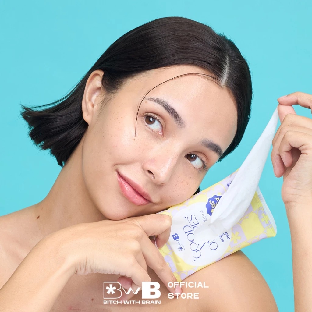 แผ่นเช็ดทำความสะอาดเครื่องสำอาง BWB Good Wipes Only Speedy Makeup Remover