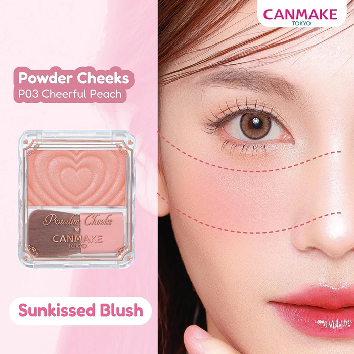 บลัชออน CANMAKE Powder Cheeks
