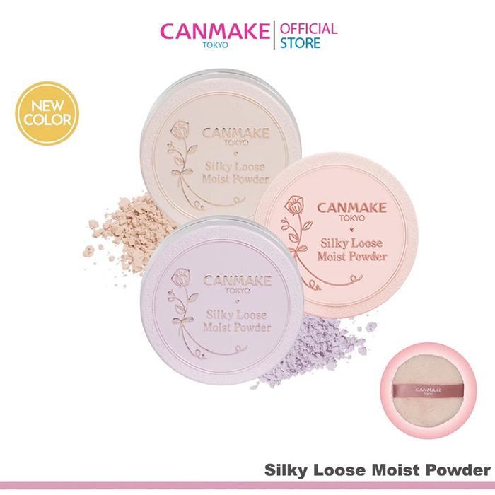 แป้งฝุ่น CANMAKE Silky Loose Moist Powder