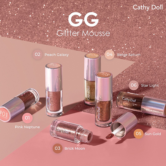 อายแชโดว์ Cathy Doll GG Glitter Mousse