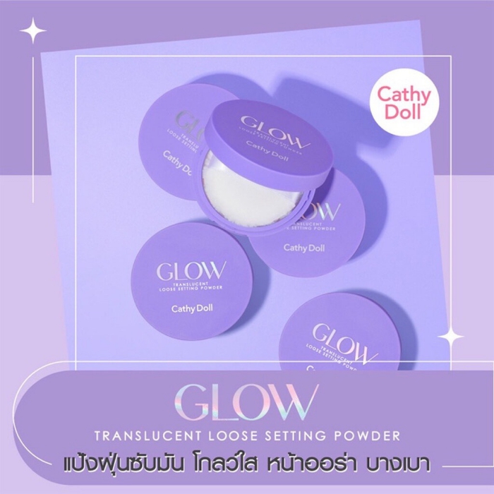 แป้งฝุ่นซับมัน Cathy Doll TRANSLUCENT LOOSE SETTING POWDER