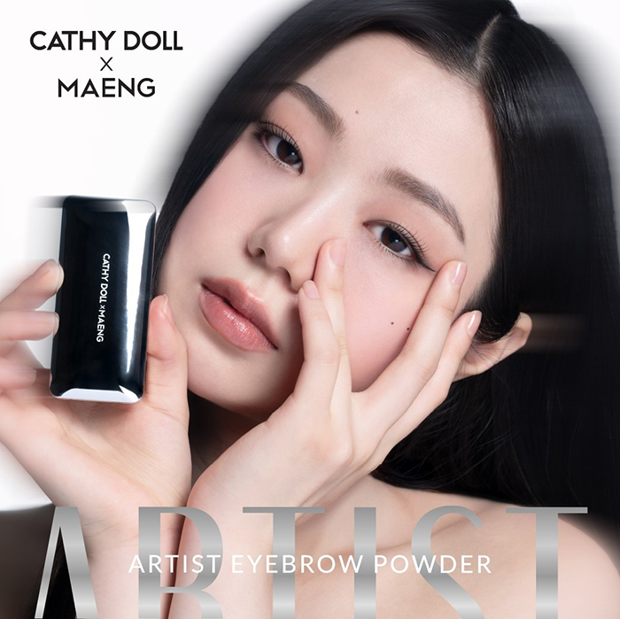 พาเลทเขียนคิ้ว Cathy Doll Artist Eyebrow Powder