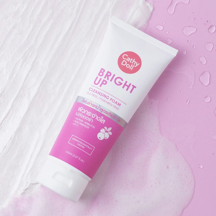 คลีนซิ่งโฟม Cathy Doll Bright Up Cleansing Foam คลีนซิ่งโฟม Cathy Doll Bright Up Cleansing Foam