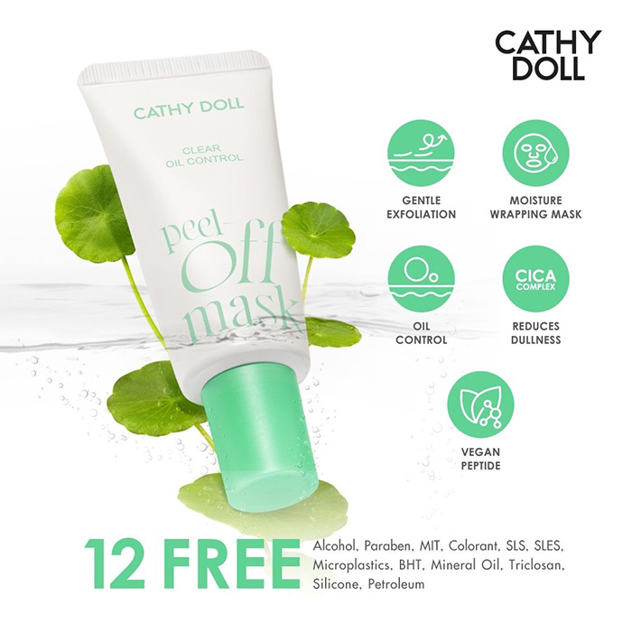เซรั่มมาส์กหน้า Cathy Doll Peel Off Mask