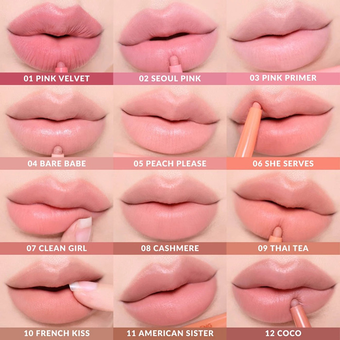 ลิปไลเนอร์ Cathy Doll Smooth Blur Lip Liner ลิปไลเนอร์ Cathy Doll Smooth Blur Lip Liner