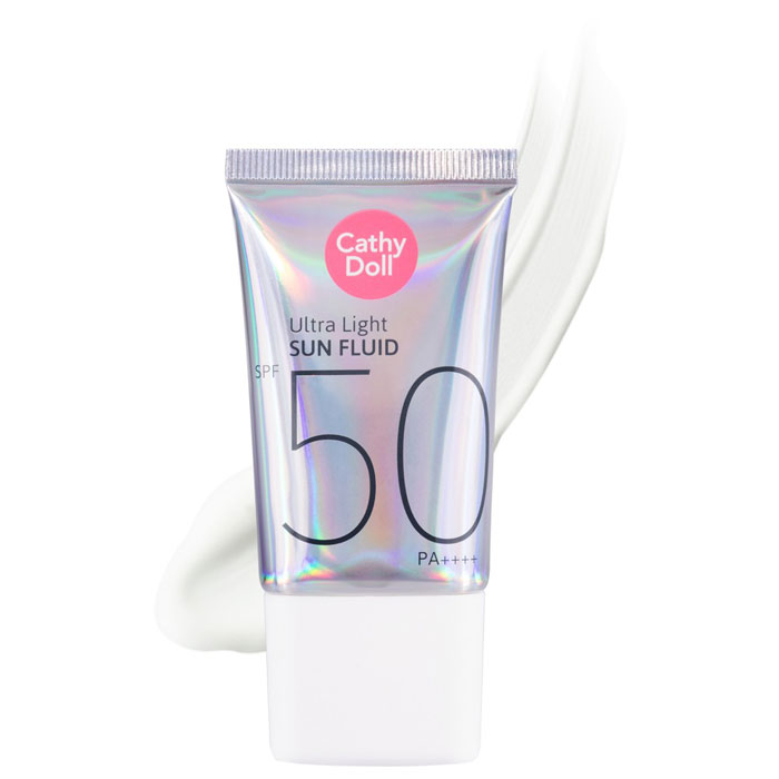 Cathy Doll Ultra Light Sun Fluid SPF50 PA++++  ครีมกันแดด