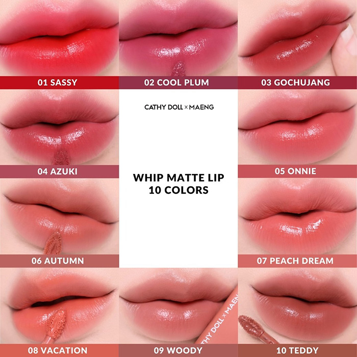 ลิปสติก Cathy Doll Whip Matte Lip