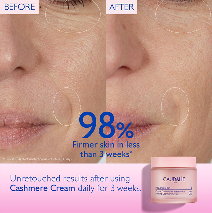 ครีมบำรุงผิวหน้า Caudalie Resveratrol-Lift Firming Cashmere Cream ครีมบำรุงผิวหน้า Caudalie Resveratrol-Lift Firming Cashmere Cream