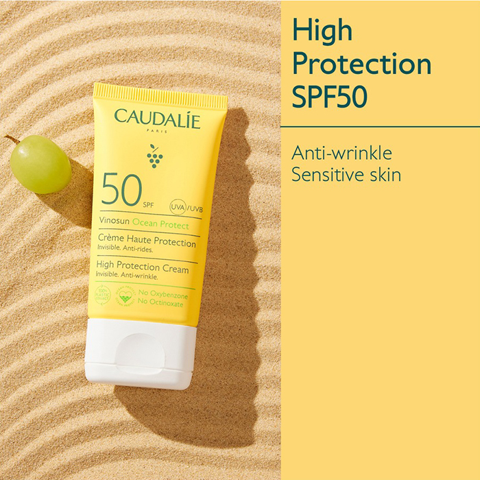 กันแดด Caudalie Vinosun High Protection SPF 50 Cream