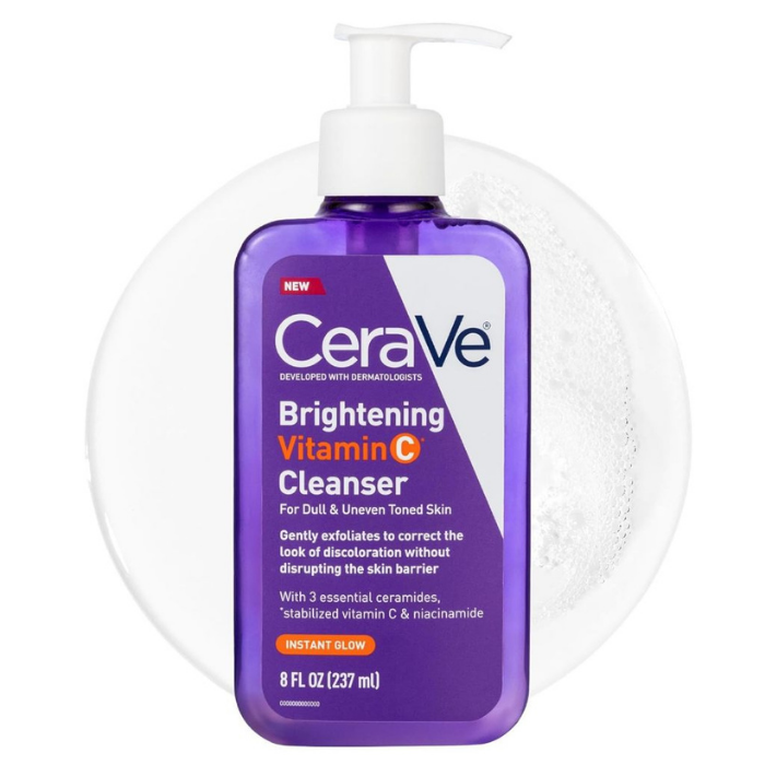 คลีนเซอร์ CeraVe Vitamin C Brightening Cleanser