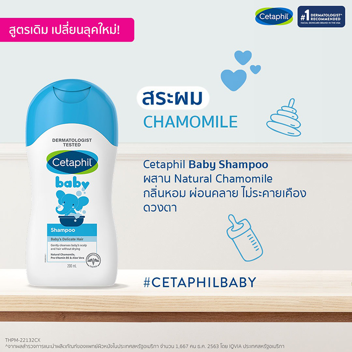 ครีมอาบน้ำและสระผม Cetaphil Baby Gentle Wash & Shampoo