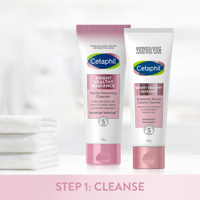 คลีนเซอร์ Cetaphil Bright Healthy Radiance Gentle Renewing Cleanser