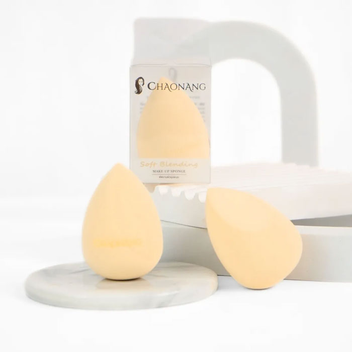 ฟองน้ำรูปไข่ Chaonang Soft Blending Make Up Sponge