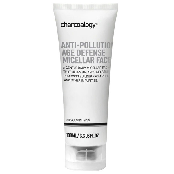 Charcoalogy Anti-Pollution Age Defense Micellar Face Wash สบู่เหลวล้างหน้า