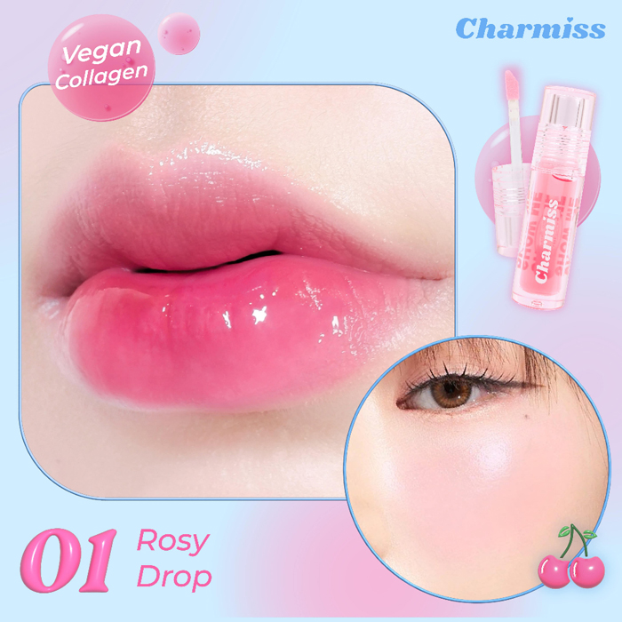 ลิปออยล์ Charmiss Juicy Drop Lip Cheek Oil