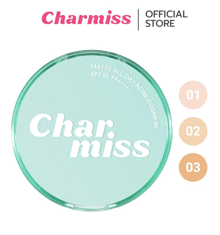 คุชชั่น Charmiss Matte All Day Acne Cushion SPF50 PA++++