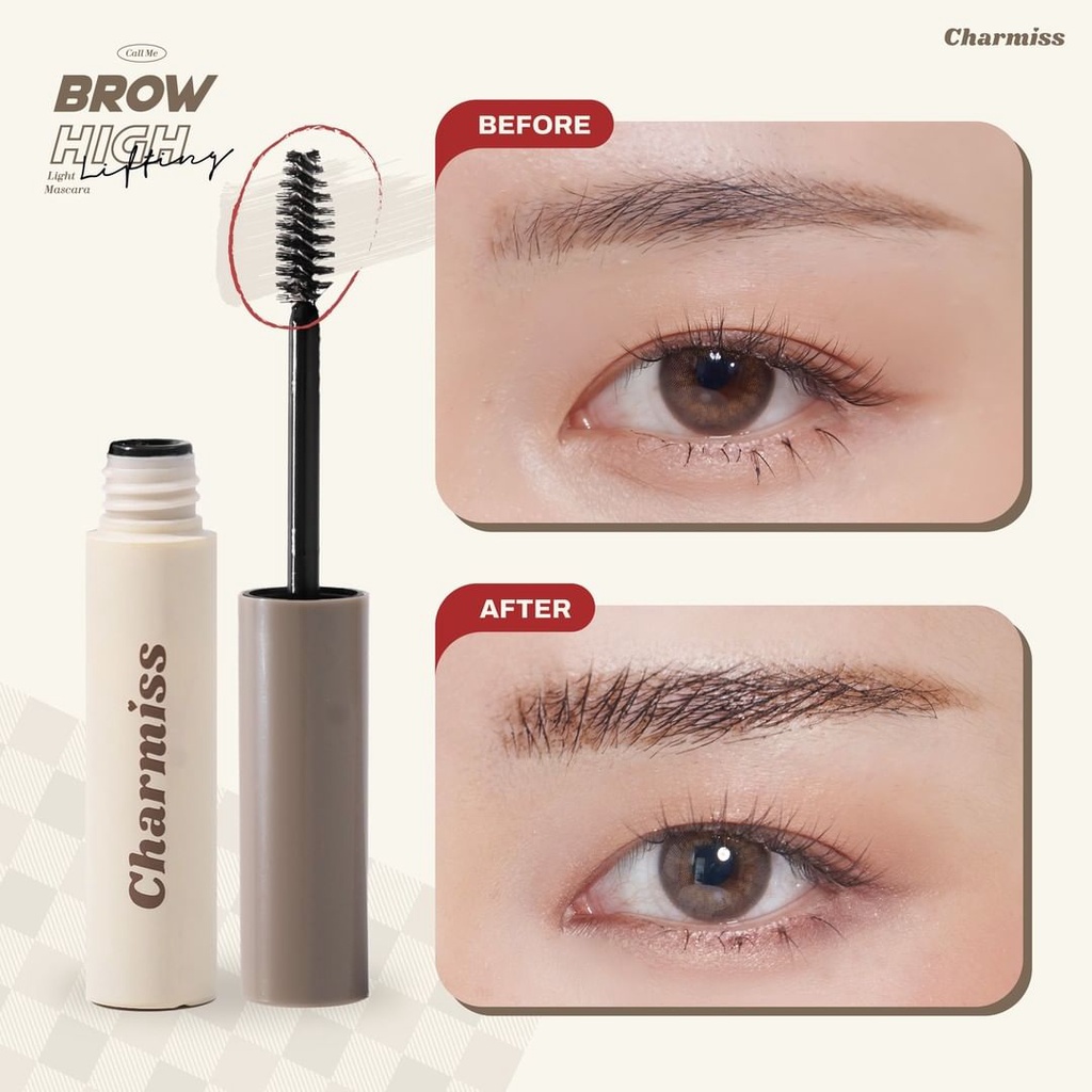 มาสคาร่าปัดขนตา Charmiss Brow High Lifting Light Mascara