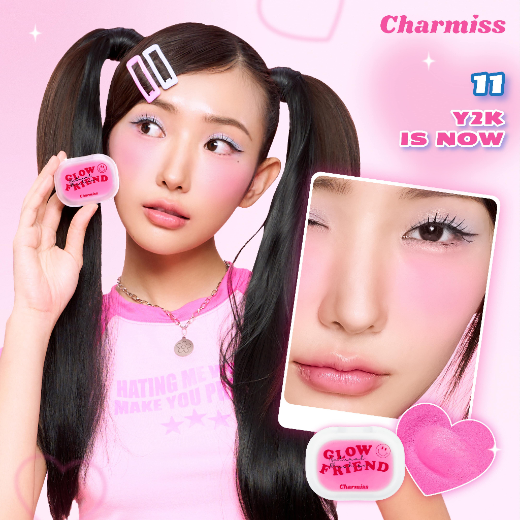 บลัชออนครีม Charmiss Glowfriend Natural Blush On