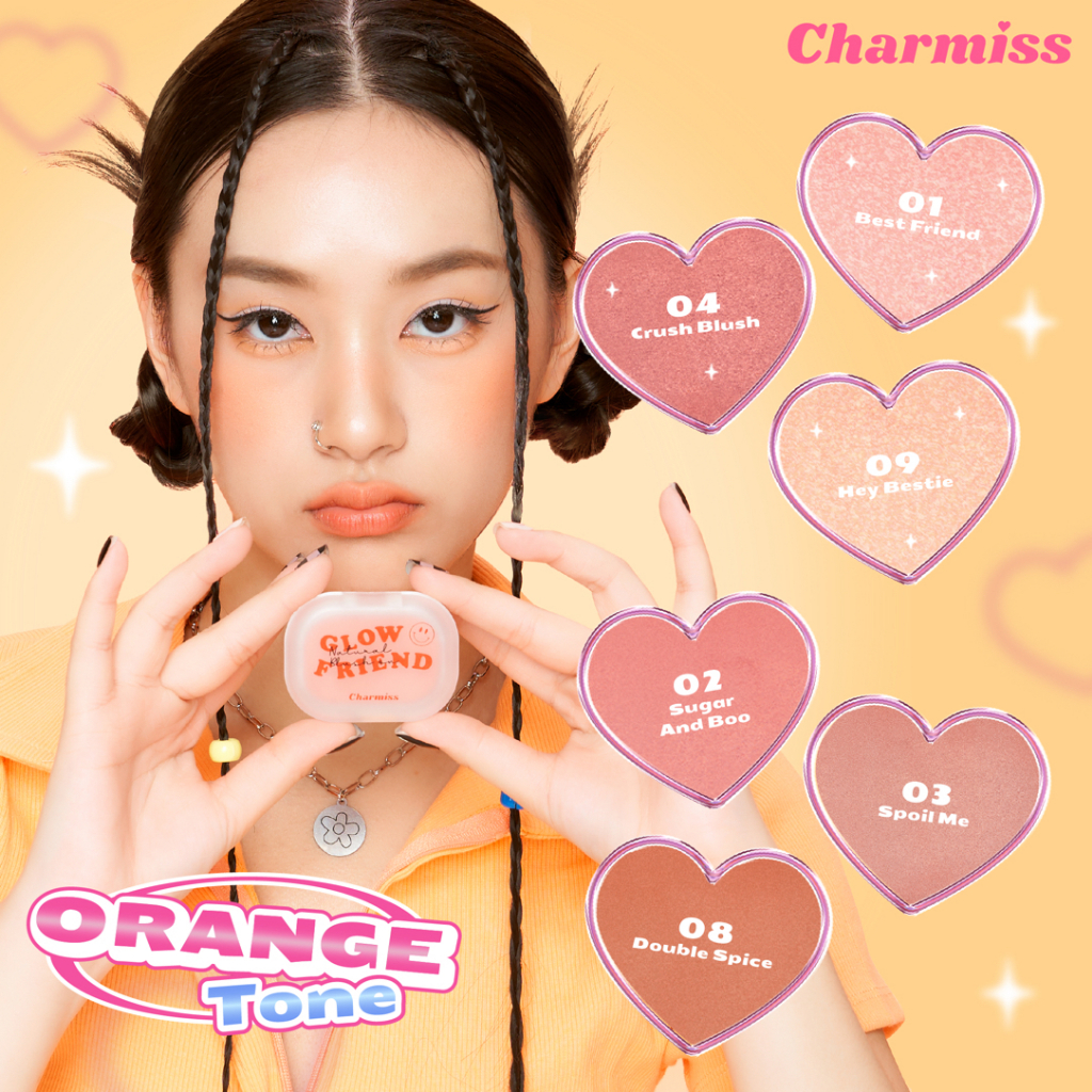 บลัชออนครีม Charmiss Glowfriend Natural Blush On