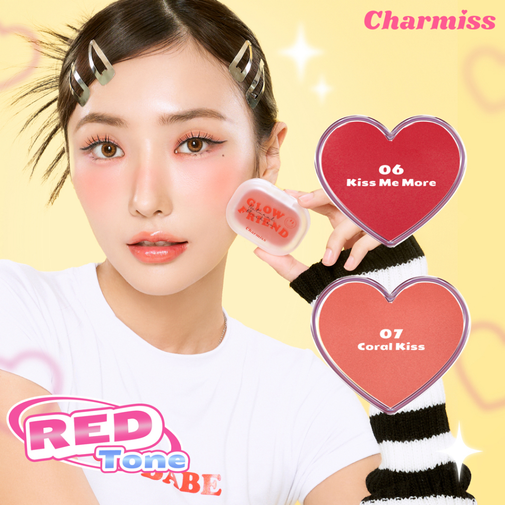 บลัชออนครีม Charmiss Glowfriend Natural Blush On