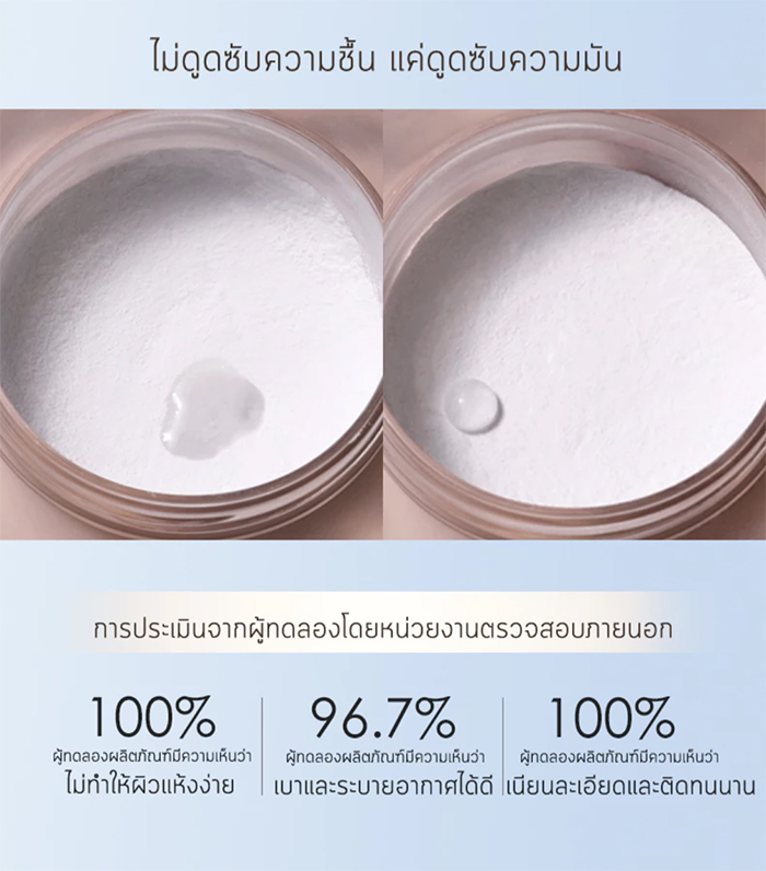 แป้งเซ็ตเมคอัพ CHIOTURE Feather Soft Setting Powder