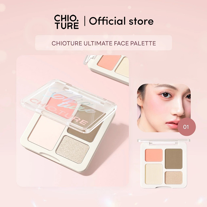 พาเลทแต่งหน้า CHIOTURE Ultimate Face Palette 