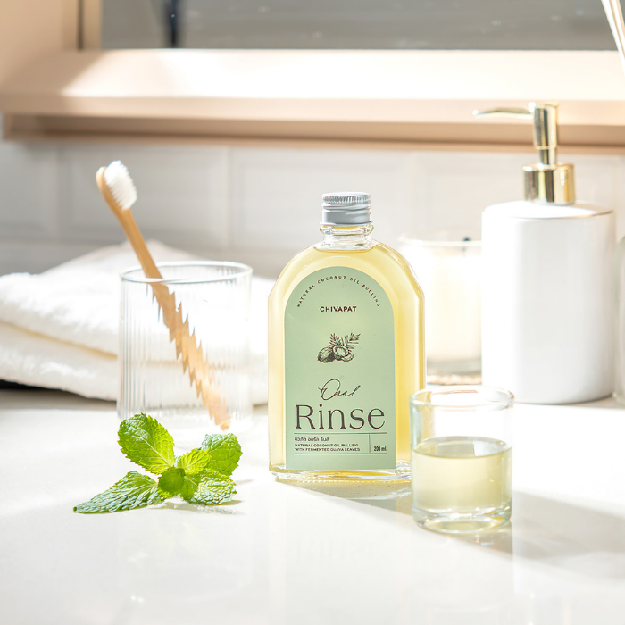 น้ำมันบ้วนปาก CHIVAPAT ORAL RINSE Oil Pulling