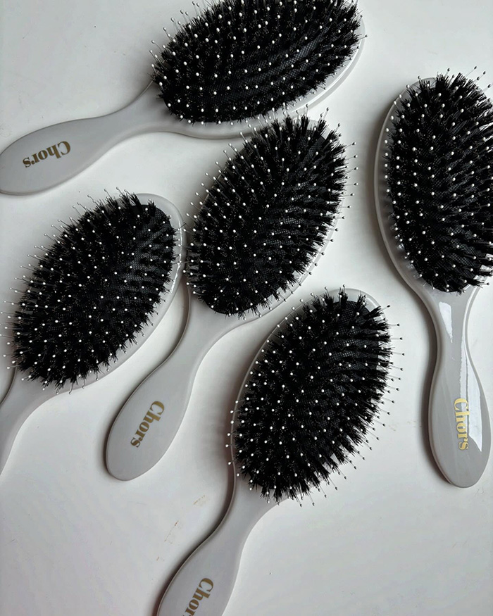 แปรงหวีผมขนหมูป่า Chors First Step Hair Brush