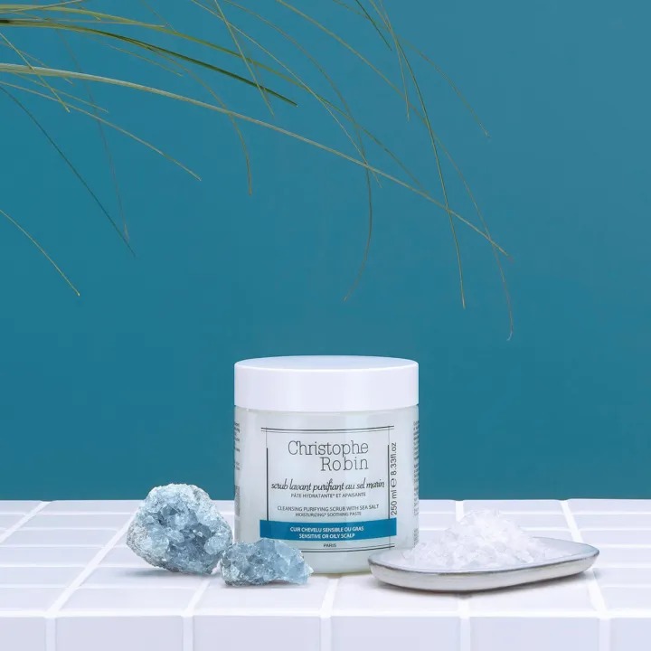 สครับหนังศีรษะ CHRISTOPHE ROBIN Cleansing Purifying Scrub with Sea Salt