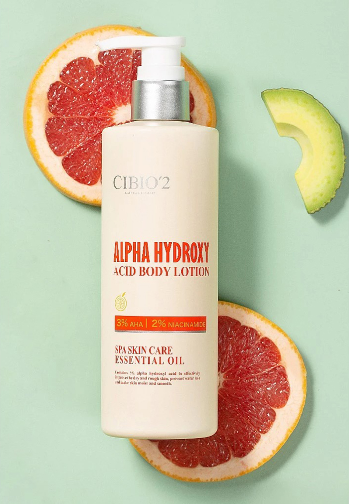 โลชั่นทาผิว CIBIO'2 Alpha Hydroxy Acid Body Lotion