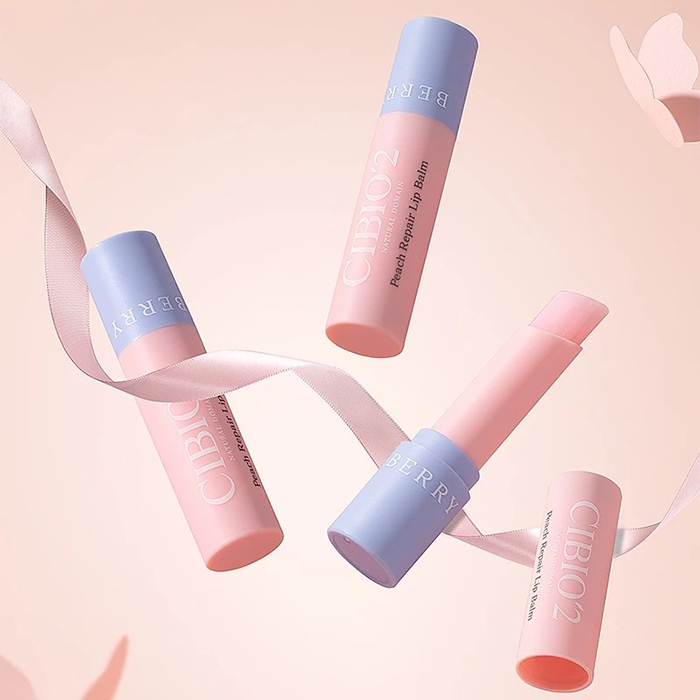 ลิปบาล์ม CIBIO'2 Peach Repair Lip Balm