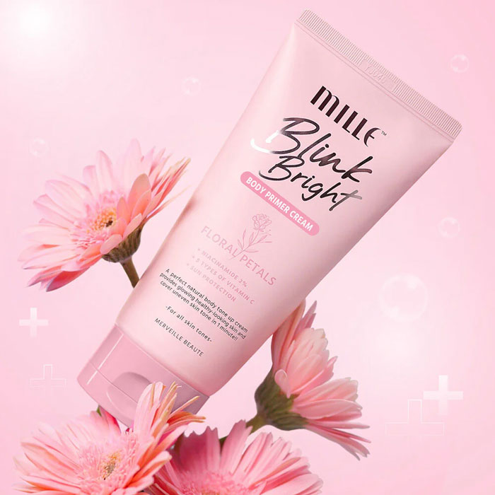 ครีมปรับสีผิว Mille Blink Bright Body Primer Cream 