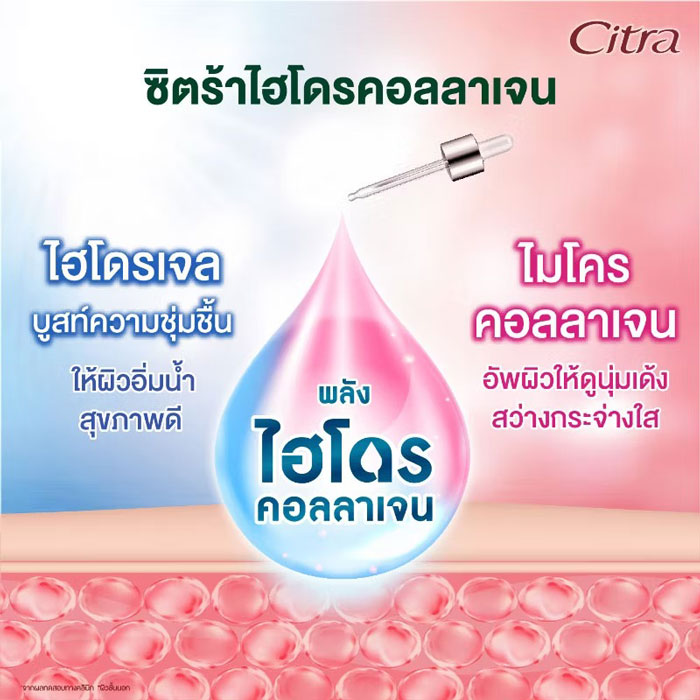 โลชั่นบำรุงผิวกาย Citra Hydro Collagen Aloe Vera Hydro Gel Cooling