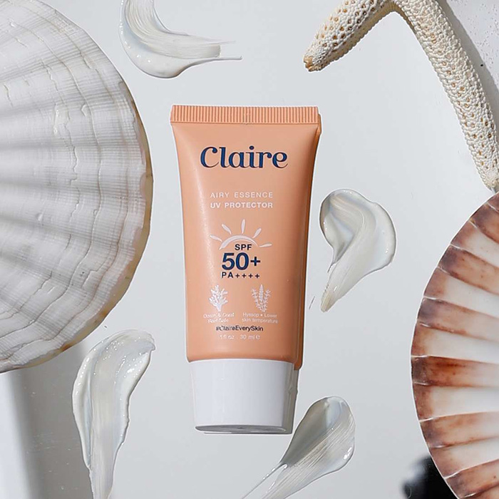 กันแดด Claire Airy Essence UV Protector SPF50+ PA++++