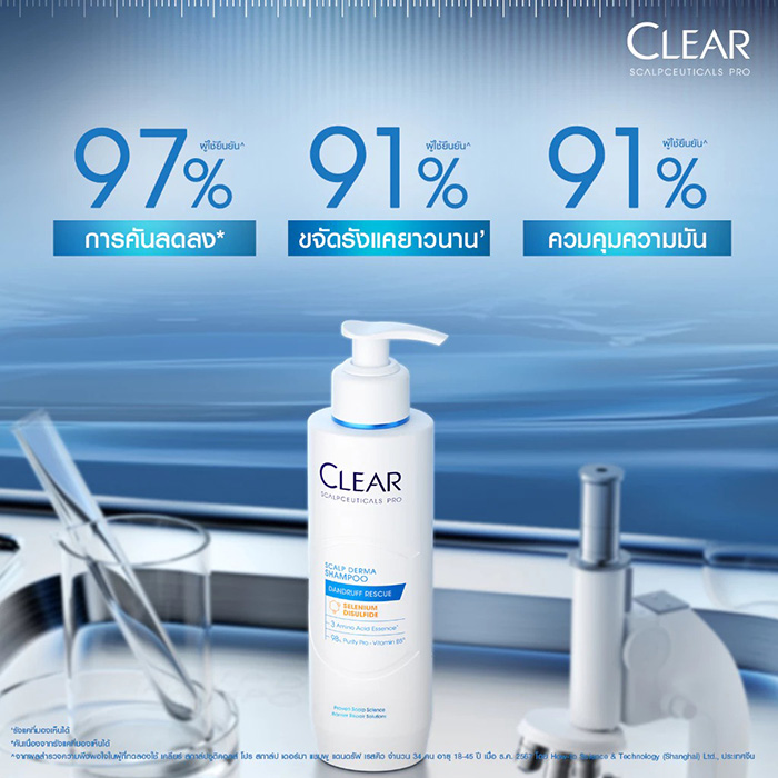 แชมพูขจัดรังแค Clear Saclpceuticals Pro Scalp Derma Shampoo Dandruff Rescue
