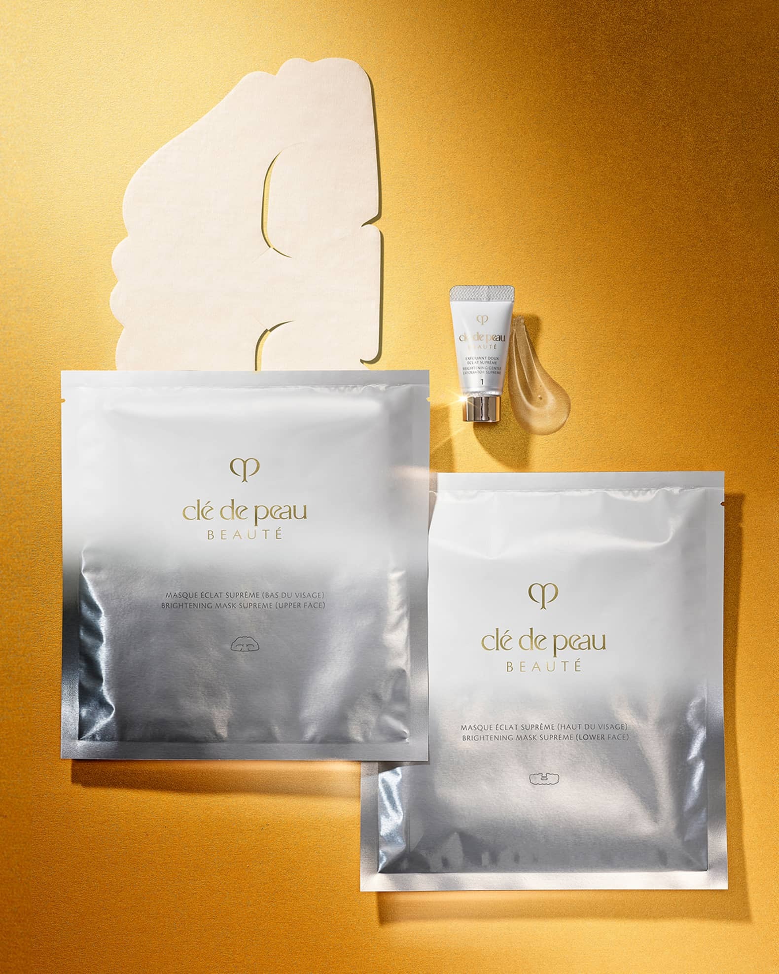 แผ่นมาส์กหน้า Cle De Peau Beaute Brightening Mask Treatment Supreme
