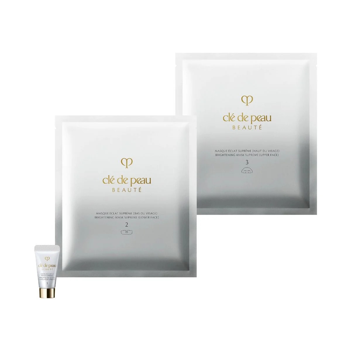 แผ่นมาส์กหน้า Cle De Peau Beaute Brightening Mask Treatment Supreme