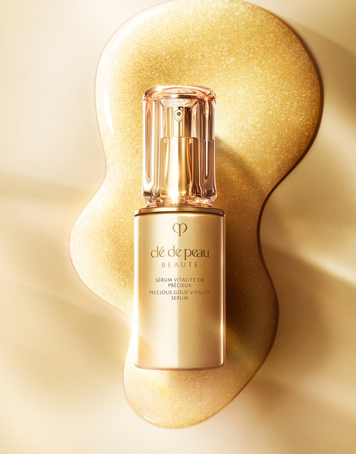 เซรั่มลดเลือนริ้วรอย Cle De Peau Beaute Precious Gold Vitality Serum