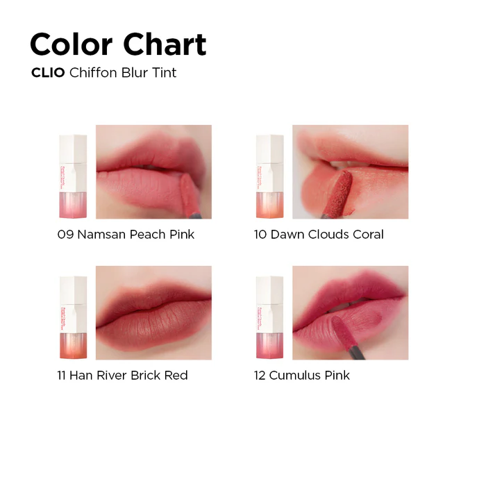 ลิปทินท์ CLIO Professional Chiffon Blur Tint