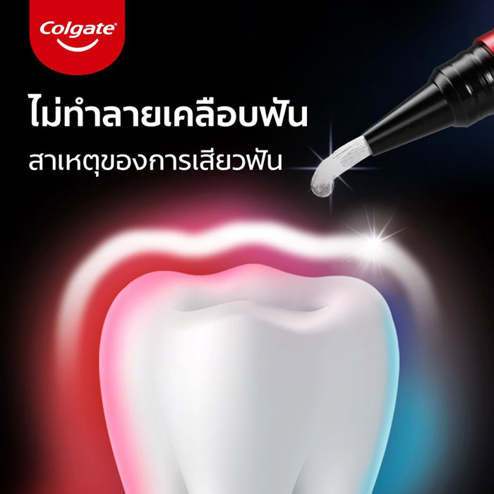 Colgate Optic White O2 Teeth Whitening Pen ปากกาฟอกฟันขาว