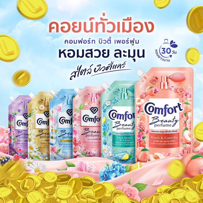 น้ำยาปรับผ้านุ่ม Comfort Beauty Perfume Softener