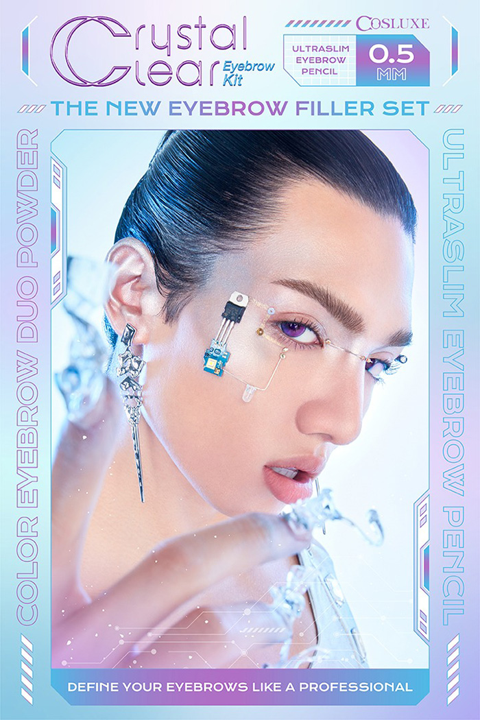 เซ็ตดินสอเขียนคิ้ว Cosluxe Crystal Clear Eyebrow Kit เซ็ตดินสอเขียนคิ้ว Cosluxe Crystal Clear Eyebrow Kit