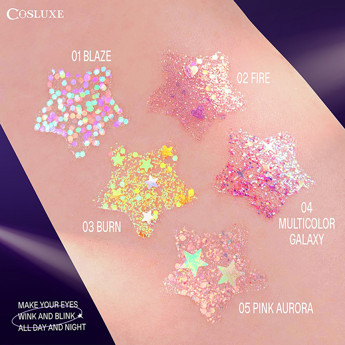 อายแชโดว์กลิตเตอร์ Cosluxe Wink To The Blink Blink Stardust Bunny