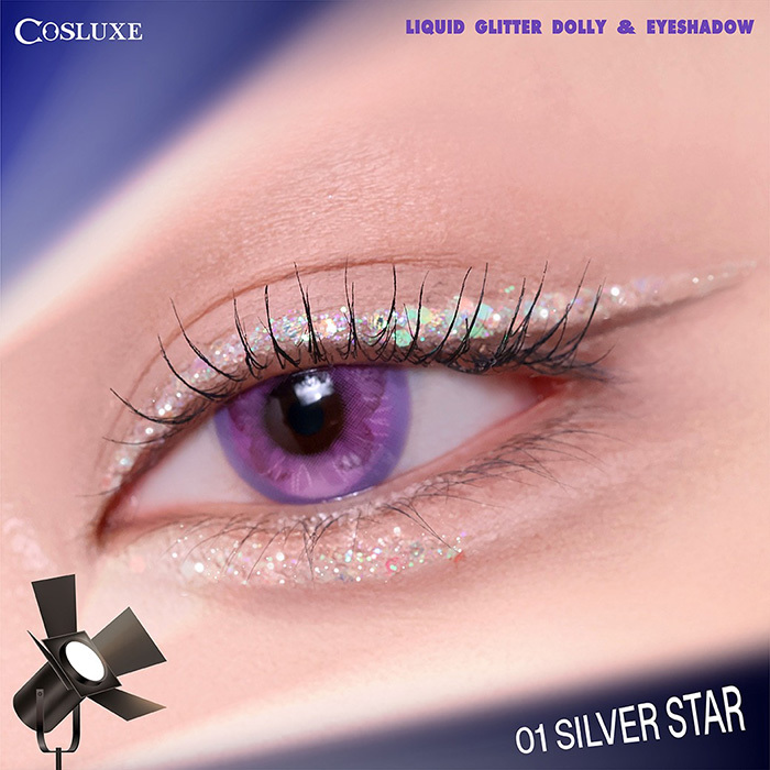 อายแชโดว์กลิตเตอร์ Cosluxe Wink To The Blink Blink Super Star Liquid Glitter Dolly & Eyeshadow